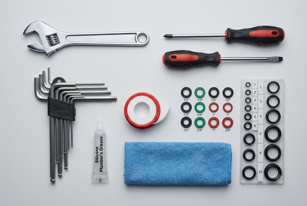 tools needed to fix a leaking tap