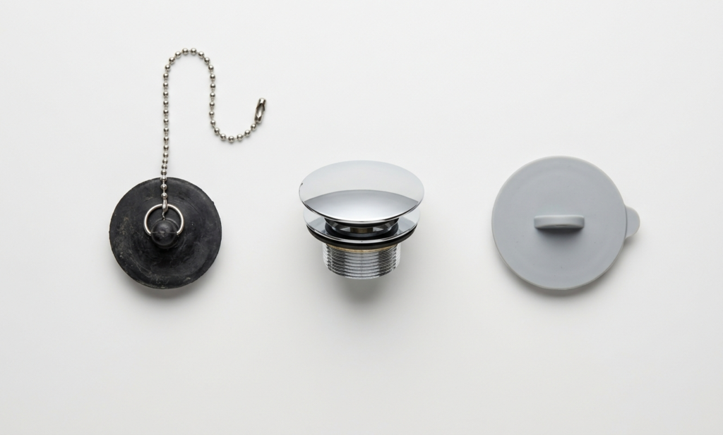 Bathroom Sink Plug Replacement: A Complete Guide for UK Homeowners Different types of bathroom sink plugs including chain, pop-up, and silicone plugs