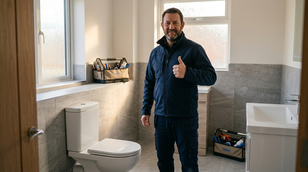 Book a same-day fitting plumber for toilet plumbing in London