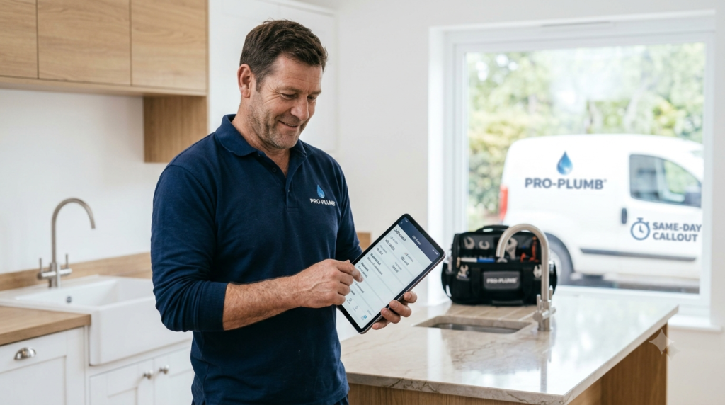 Catalyst Home Services plumber ready to help with plumbing waste fitting repairs in London